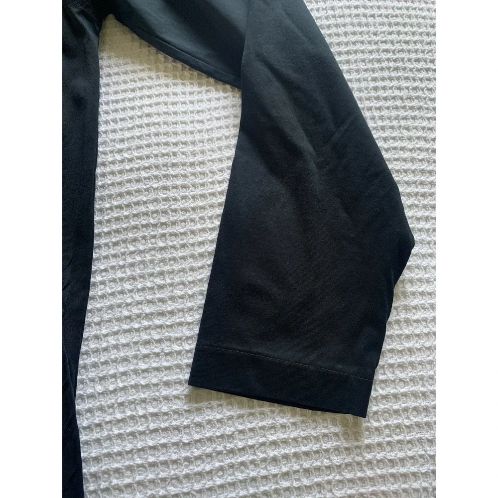 Banana Republic Mens Large Polo shirt Long Sleeves Black